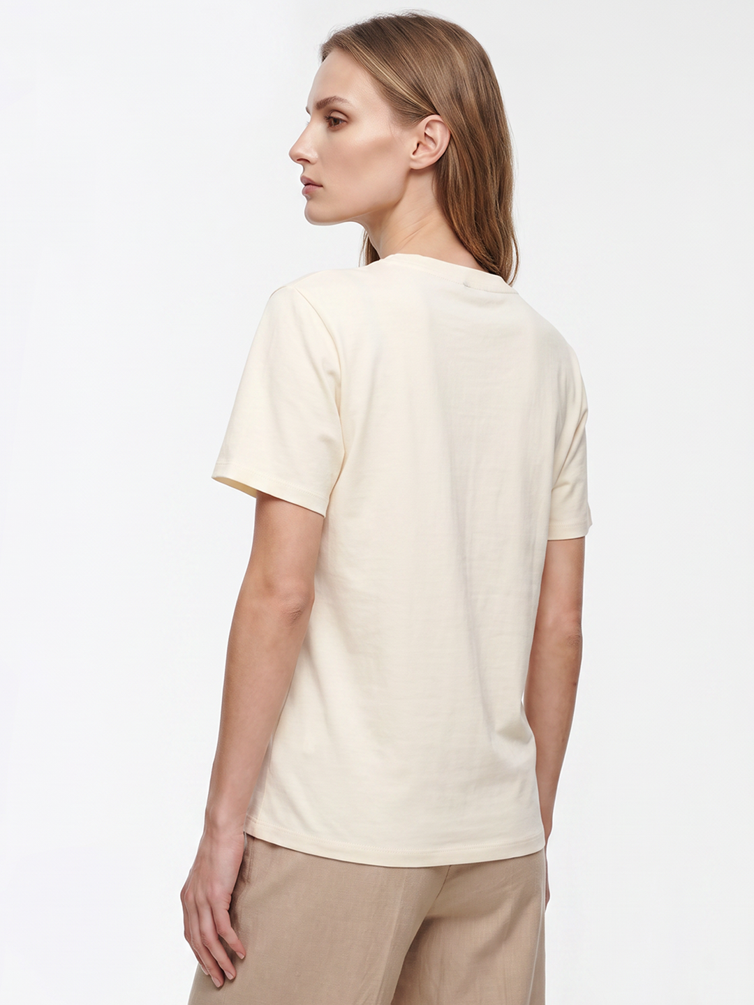 Women Ivory Graphic Tees
