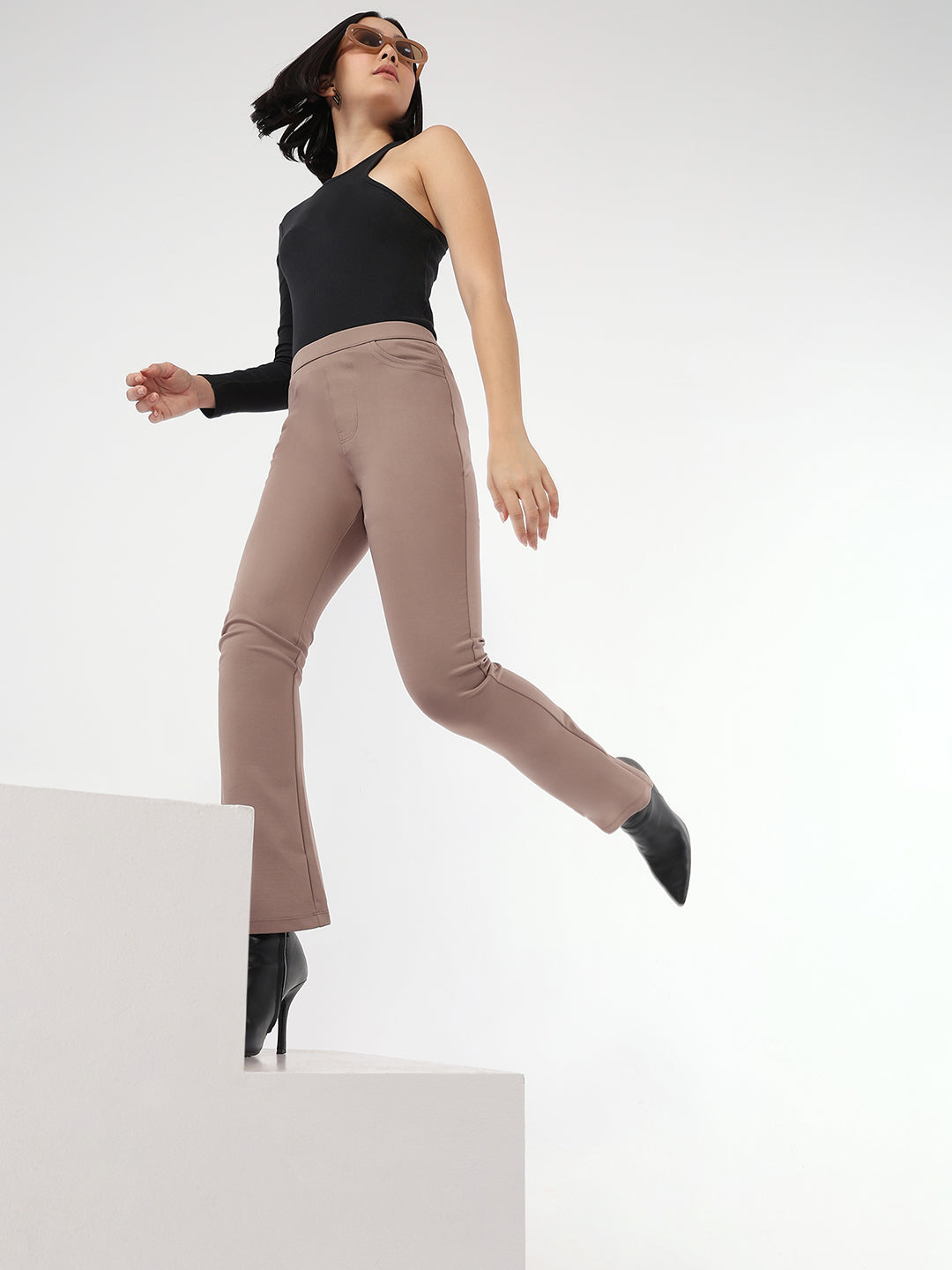 Women E Fawn Mini Flare Treggings