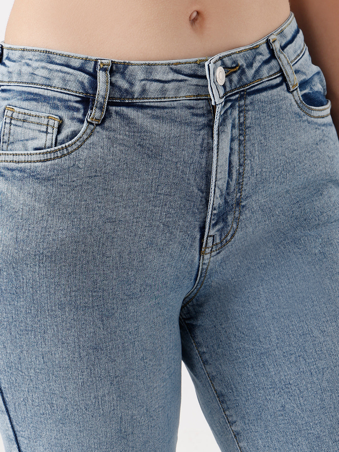 Women High Rise Mom Fit Jeans