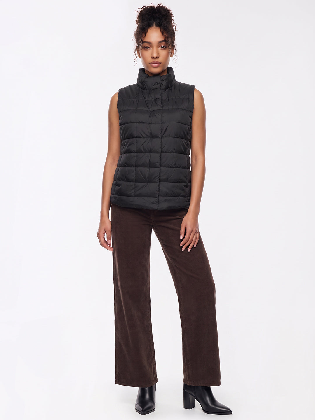 Black Winter Puffer Jacket