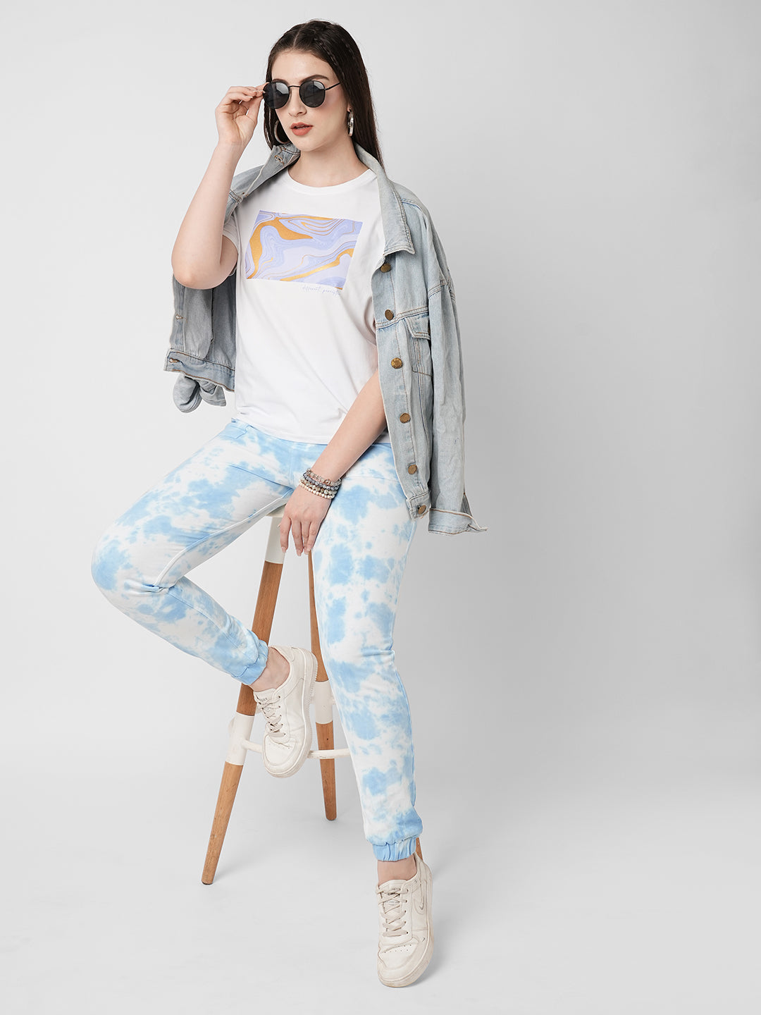 Women Sky Tie/Dye Athleisure