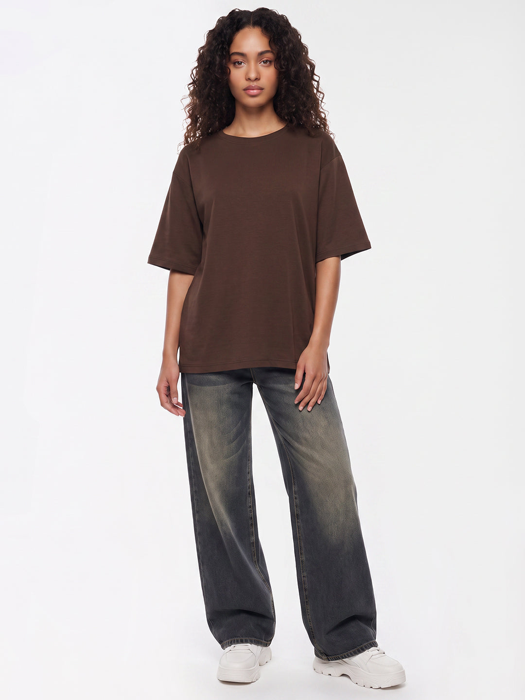 Brown Oversized T-Shirt