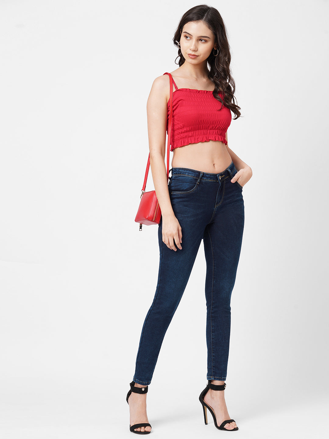 Women Mid-Rise Skinny Jeans