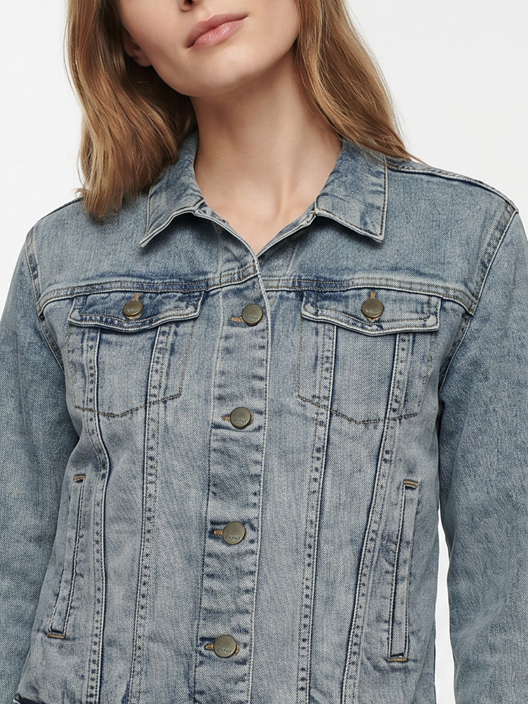 Women Light Blue Denim Jacket
