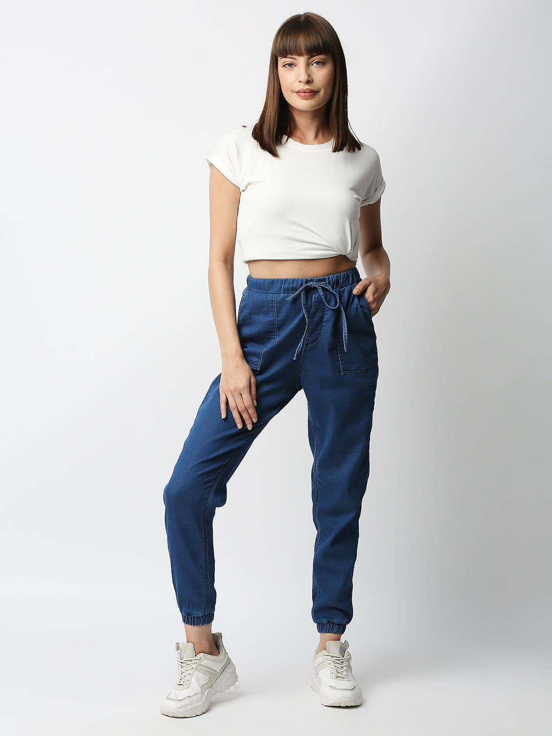 Women High-Rise Comfort Fit Joggers