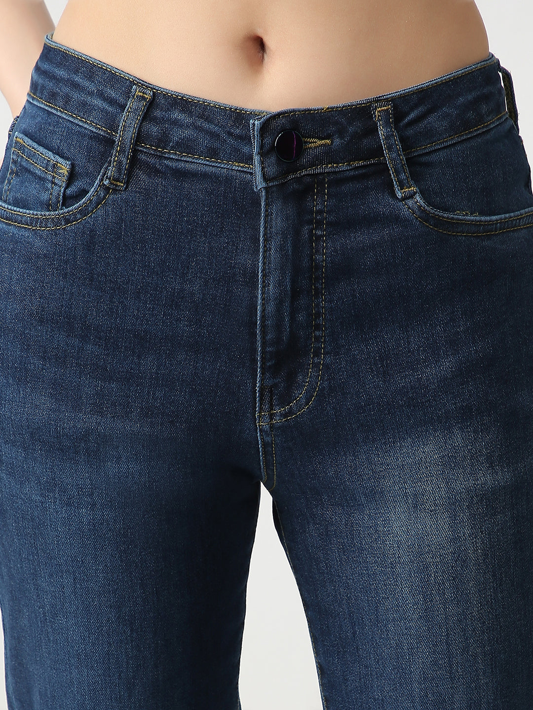 Women High Rise Straight Fit Jeans