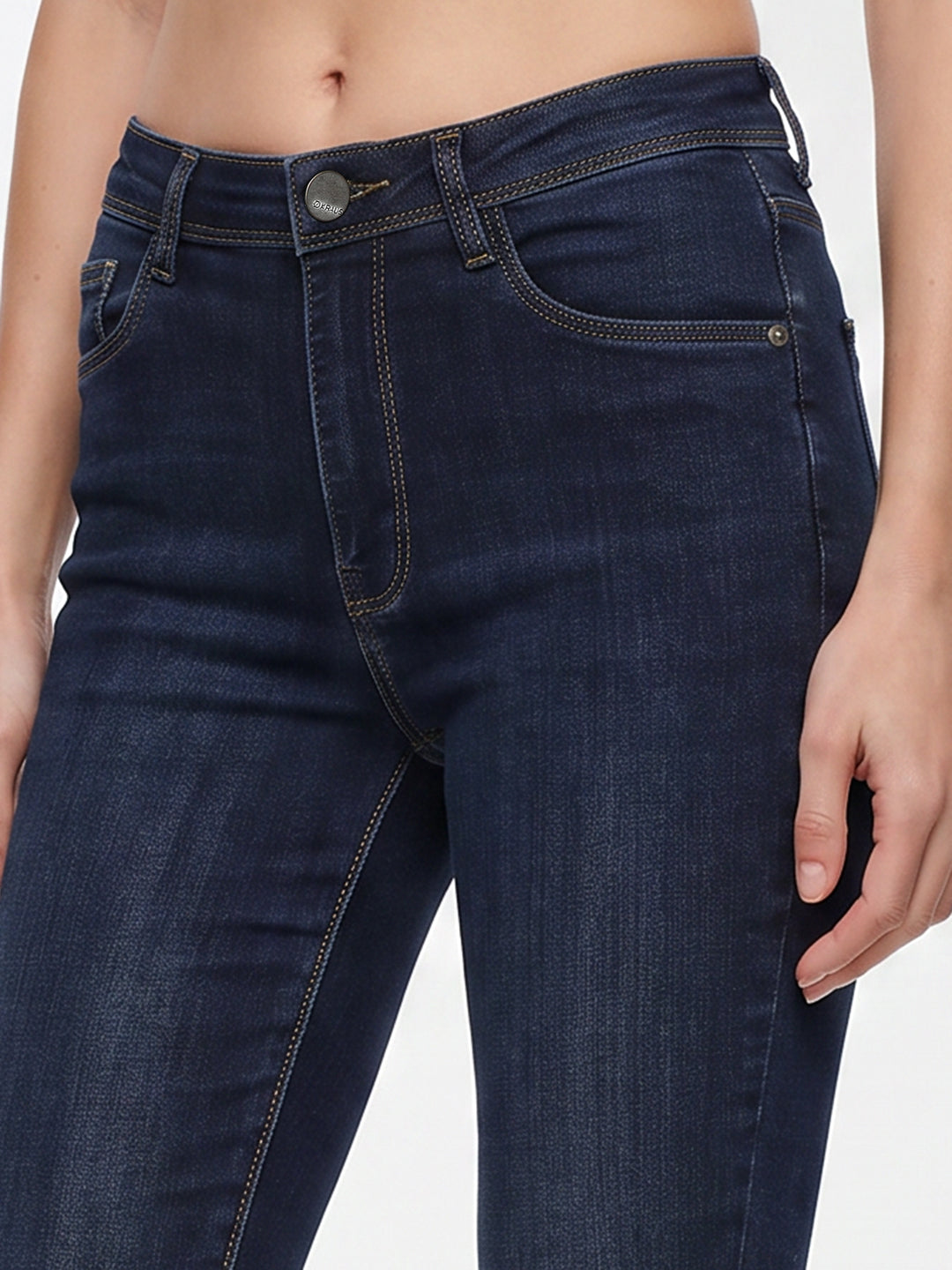 Women Blue High-Rise Skinny Jeans