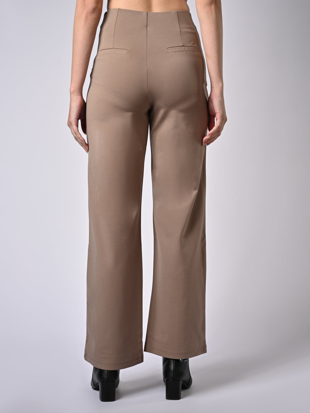 Women High-Rise Wide Leg Treggings