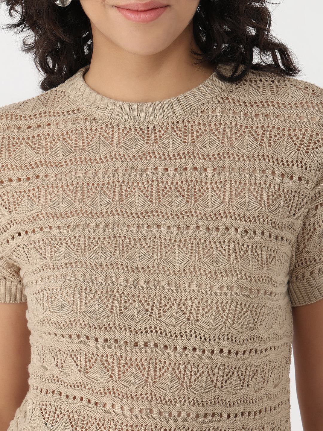 Women Summer Sand Slim Flat Knit