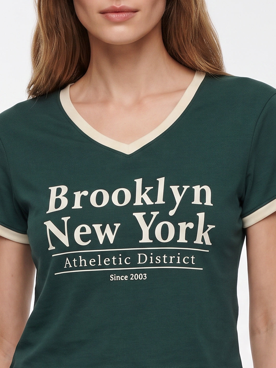Women Bottle Green Neo Tees