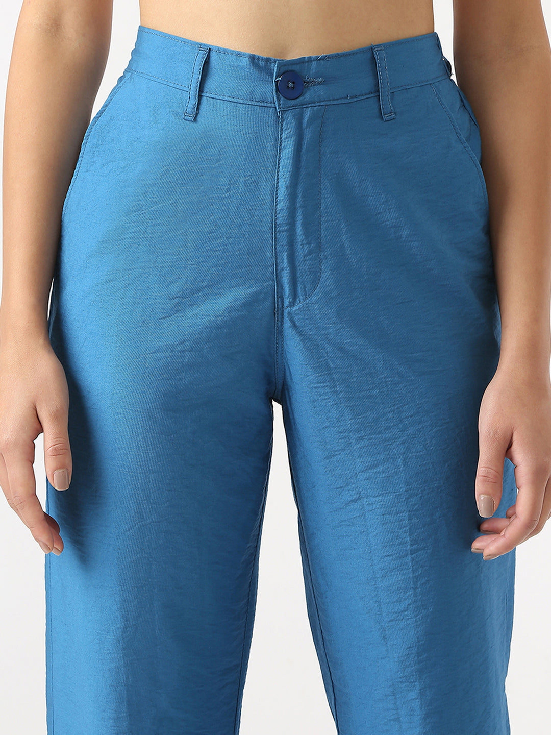 Women Star Sapphire Loose Straight Fit Korean Pants