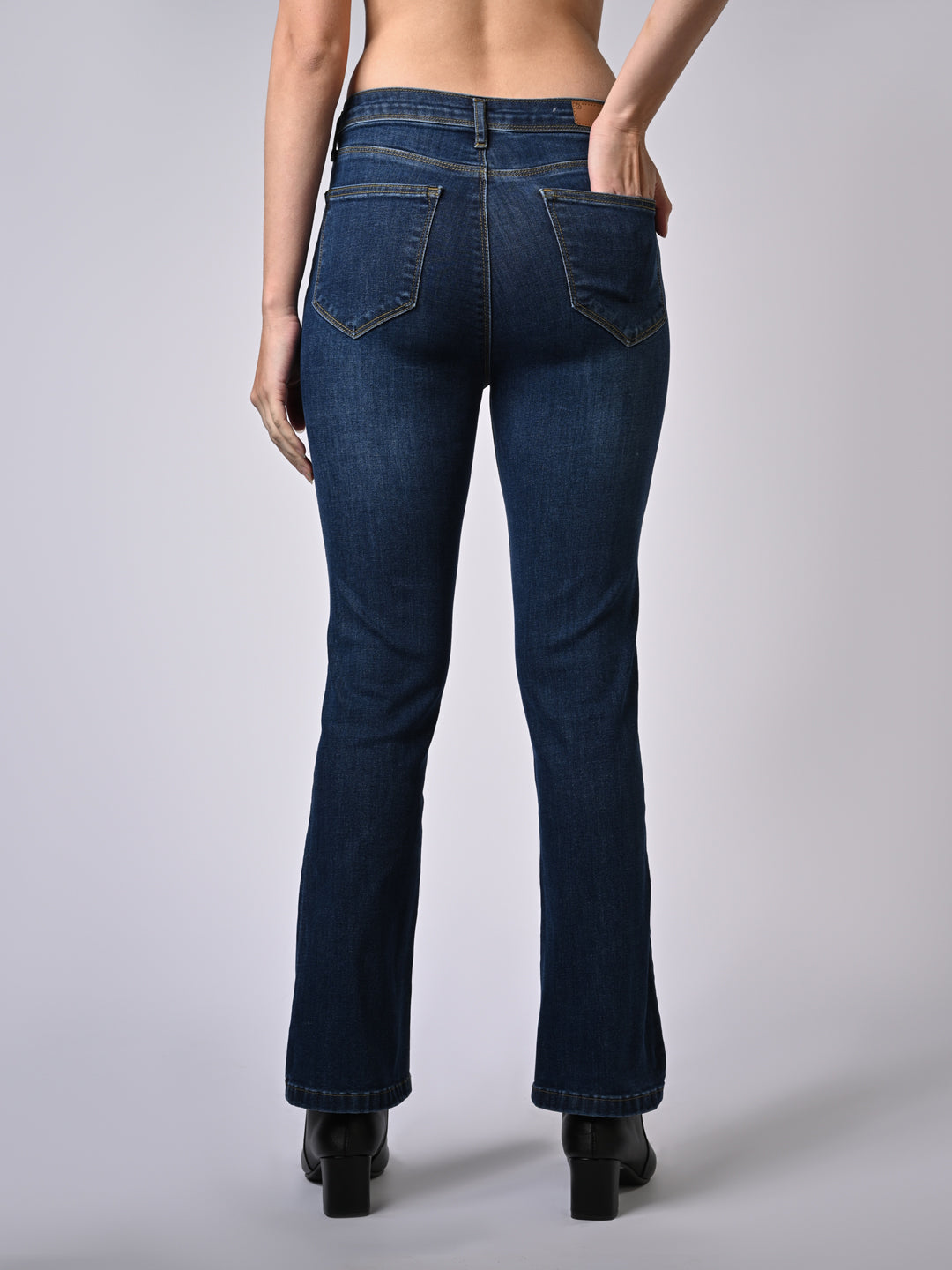 Women High Rise Flare Jeans