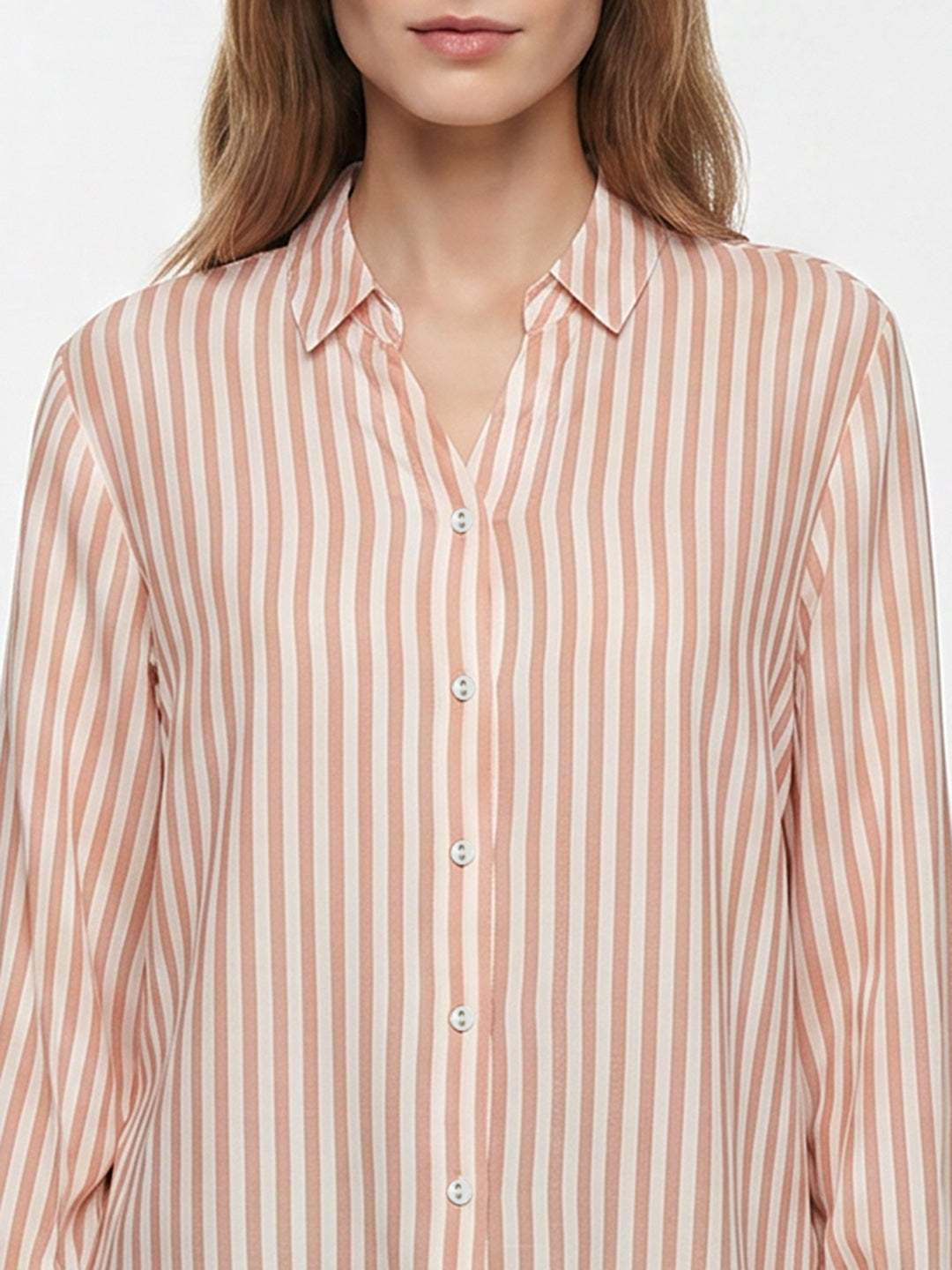 Women White/Brick Shirt