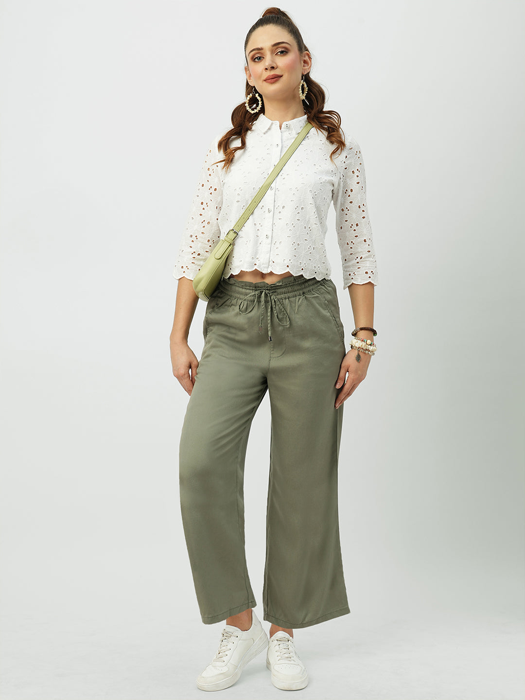 Women High-Rise Comfort Fit Culottes