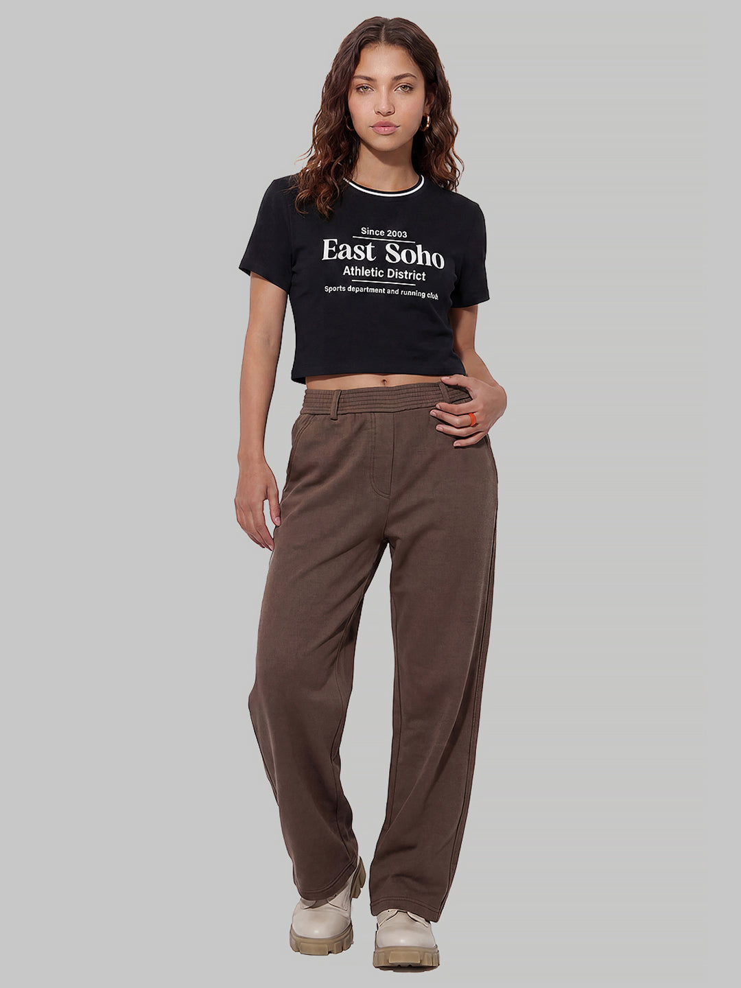 Women Black Genz Tees