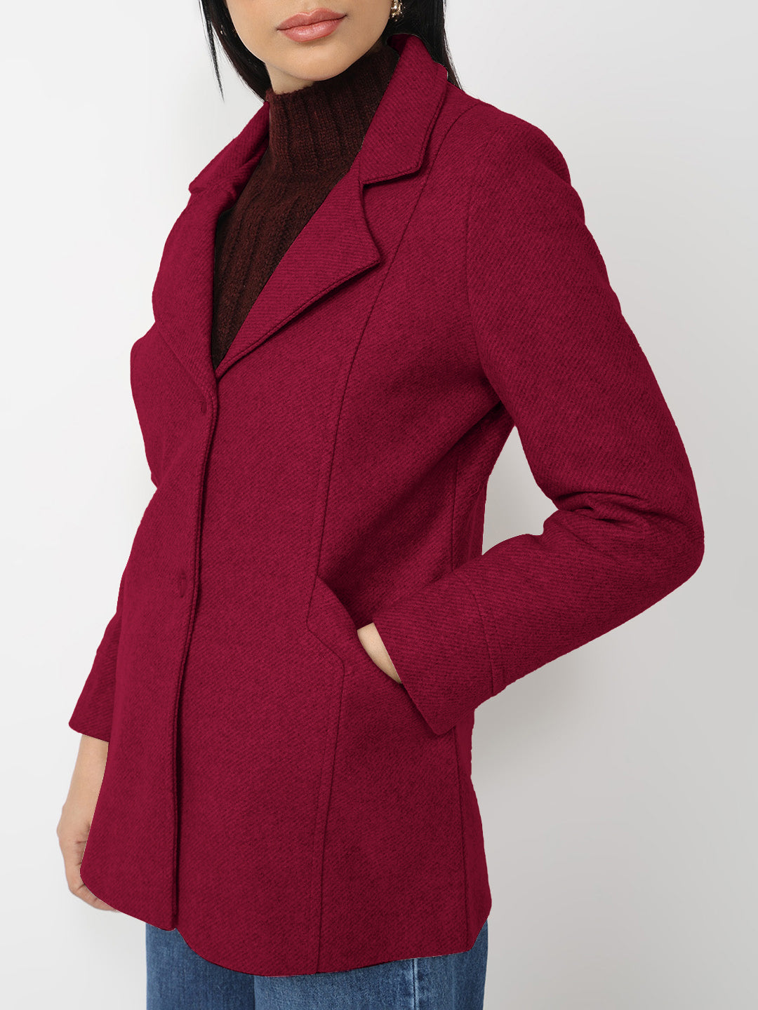 Women Red Coat