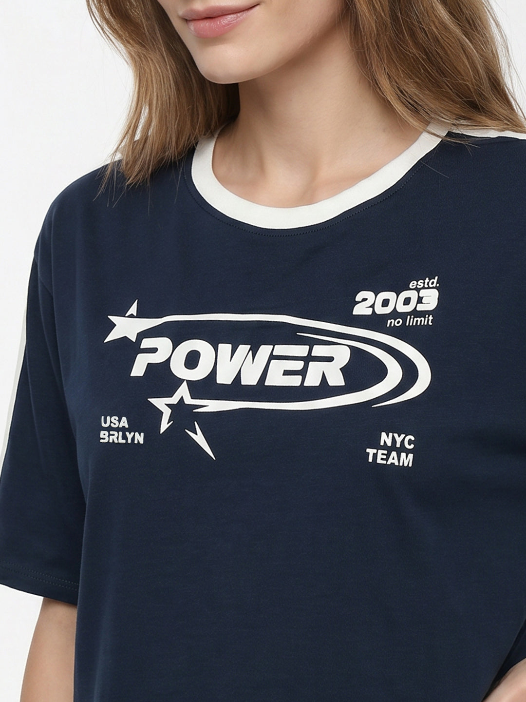 Women Airforce Graphic Genz Tees