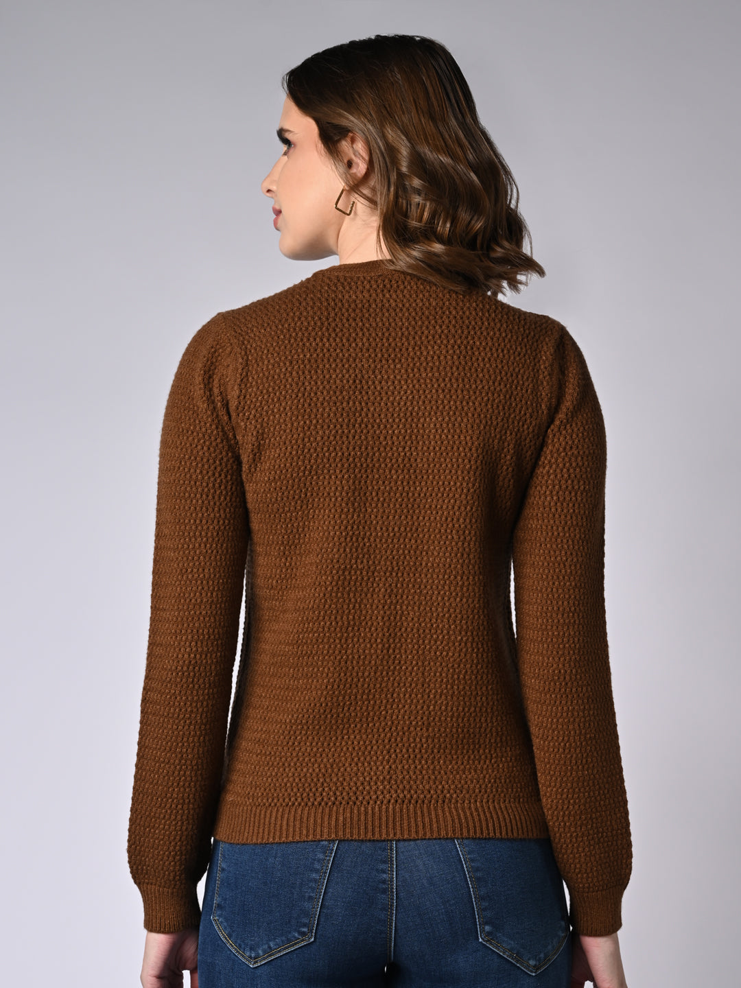 Women  Solid Slim Fit Sweater