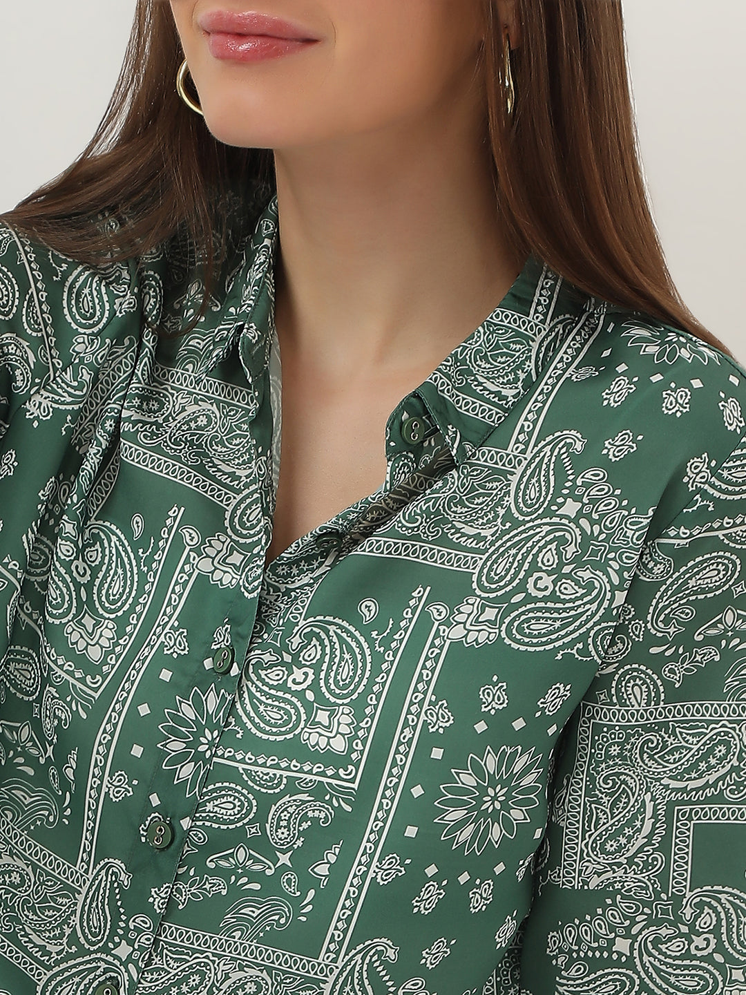 Women Jade Printed Shirt