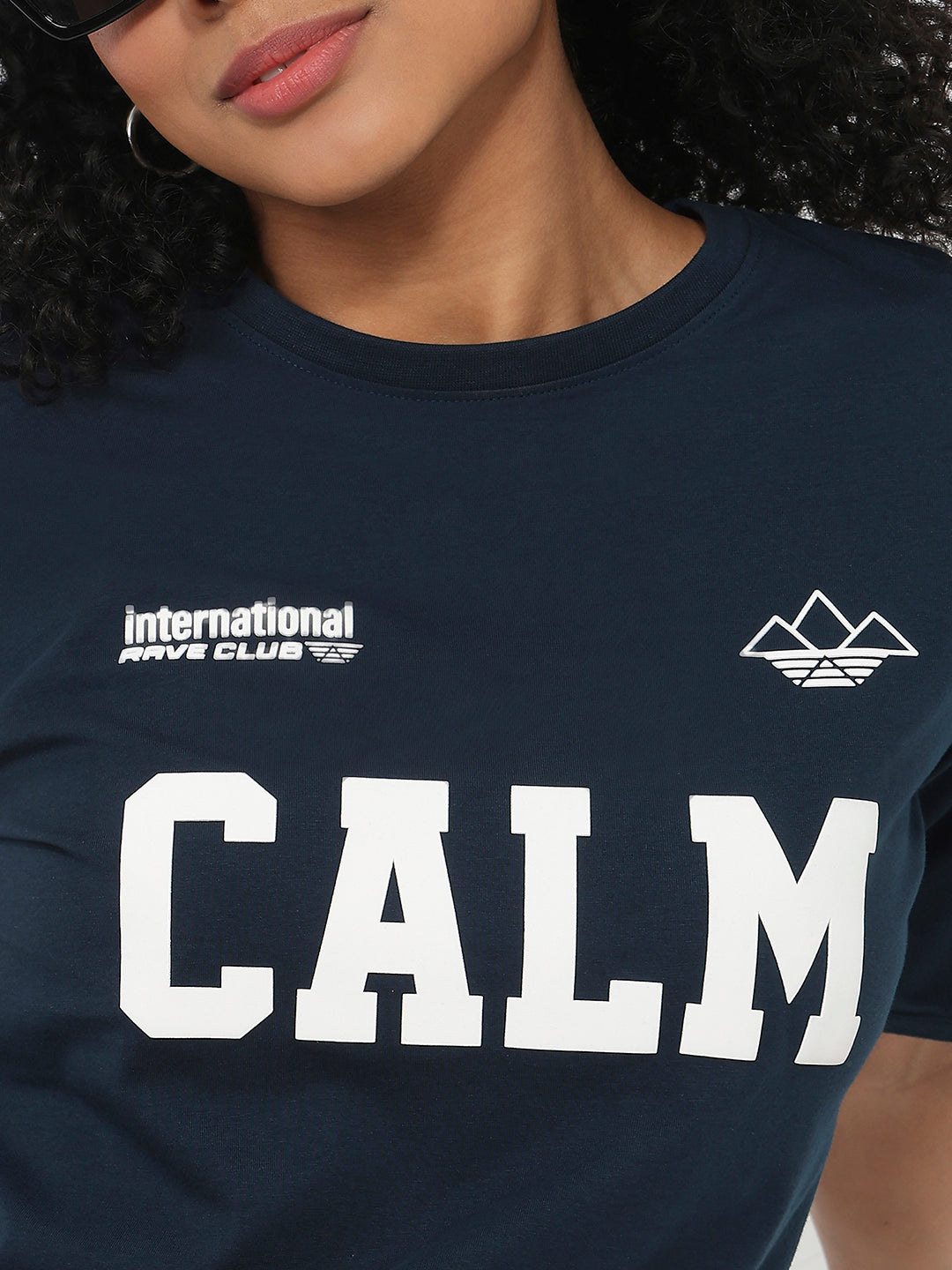 Women Airforce Graphic Crop Tees