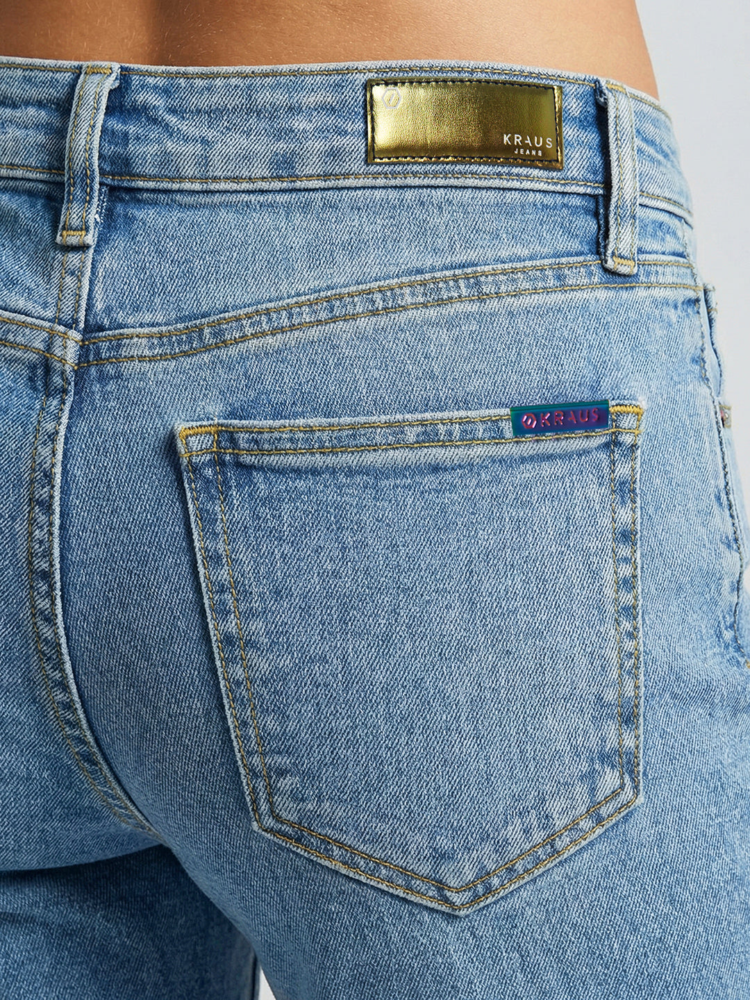 Women Blue High-Rise Flare Jeans