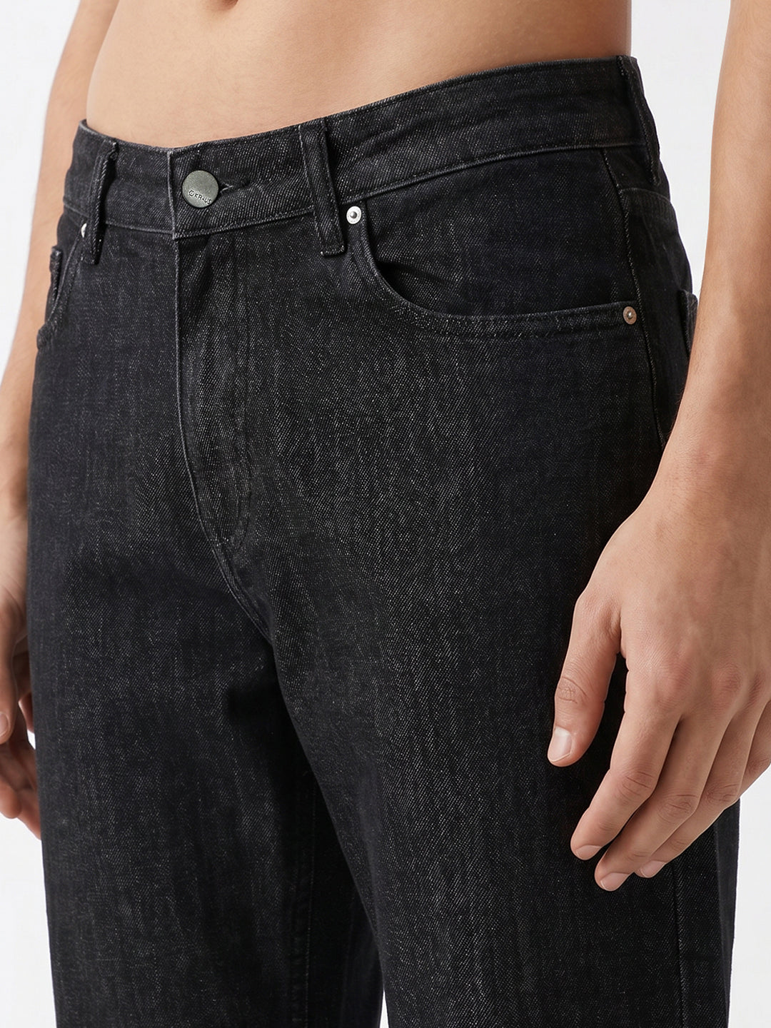 Women Black High-Rise Slim Straight Fit Jeans