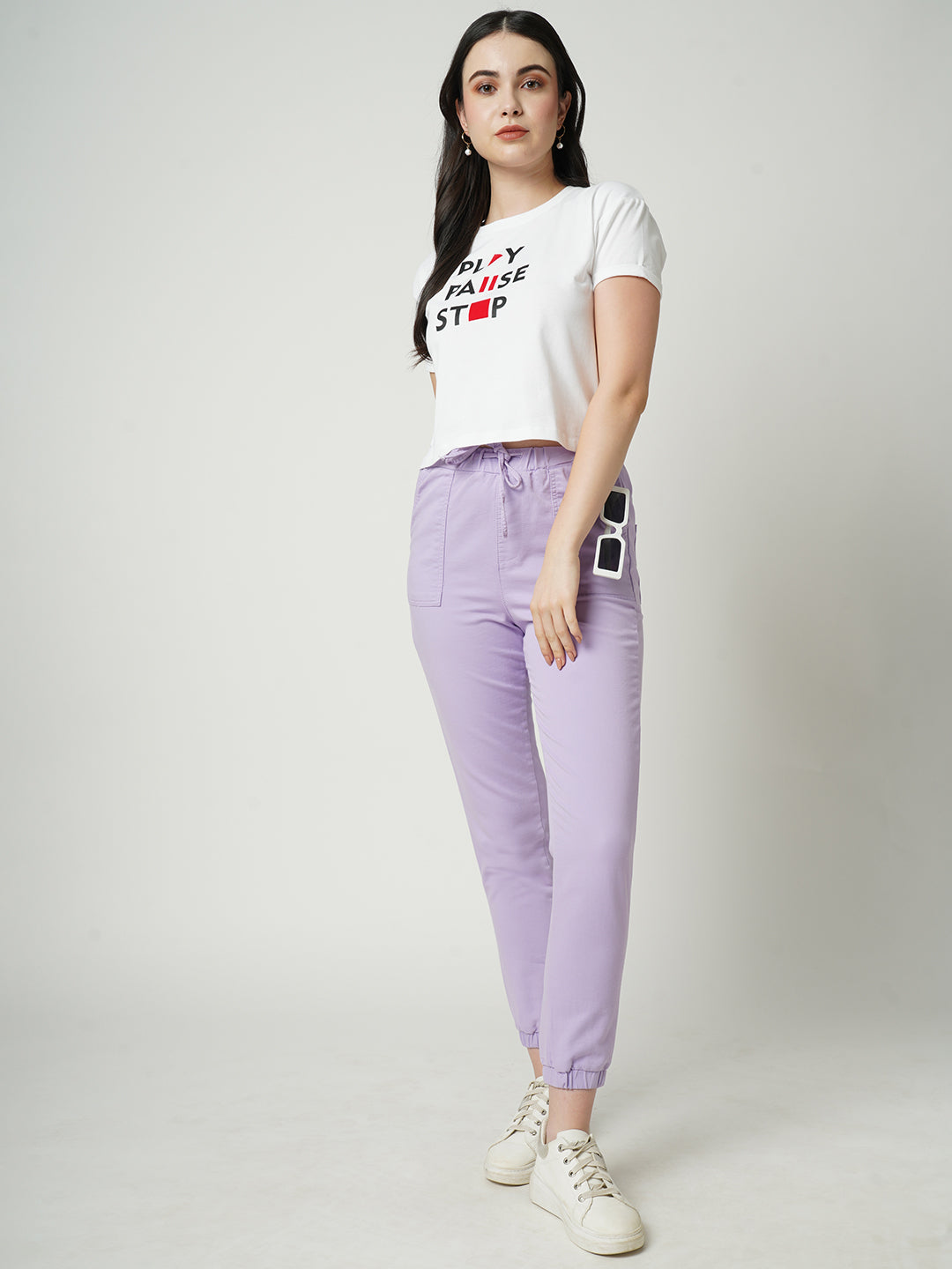 Women Graphic Slim Fit Crop T-Shirt