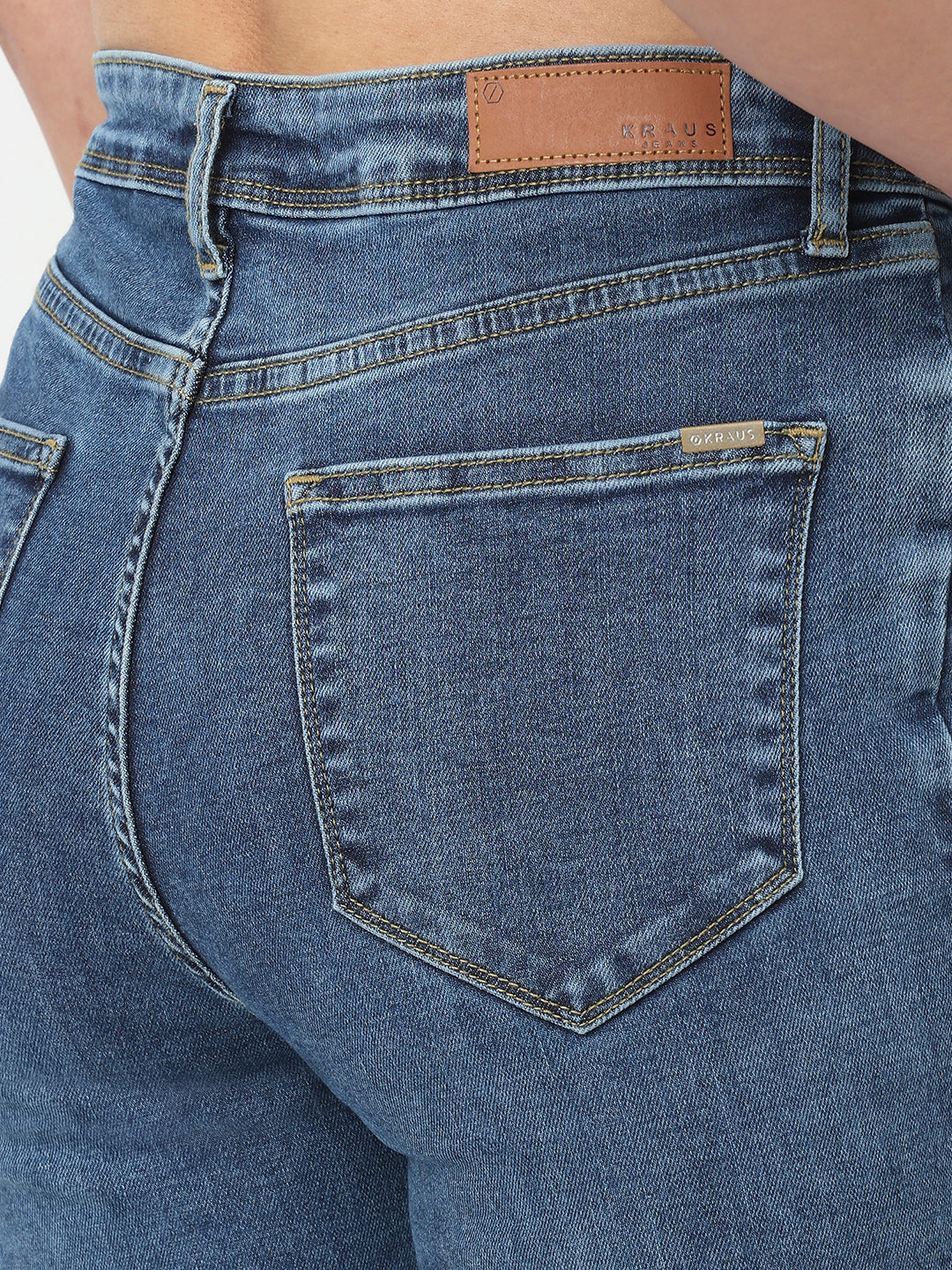 Women Dark Blue High-Rise Skinny Jeans