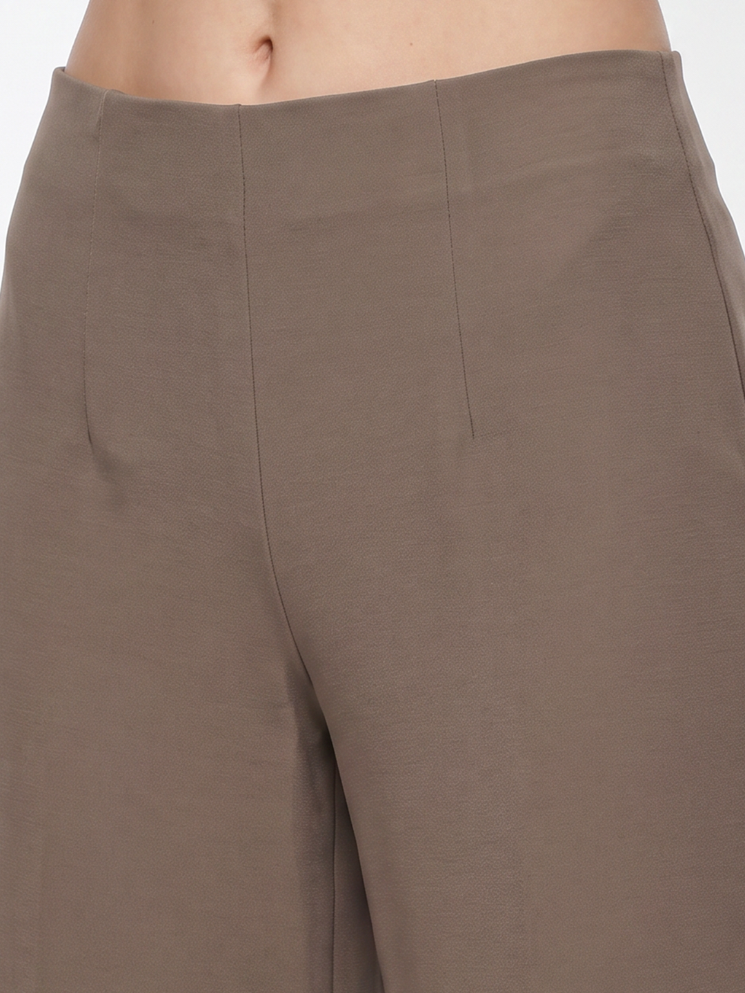 Women Oatmilk Wide Leg Treggings