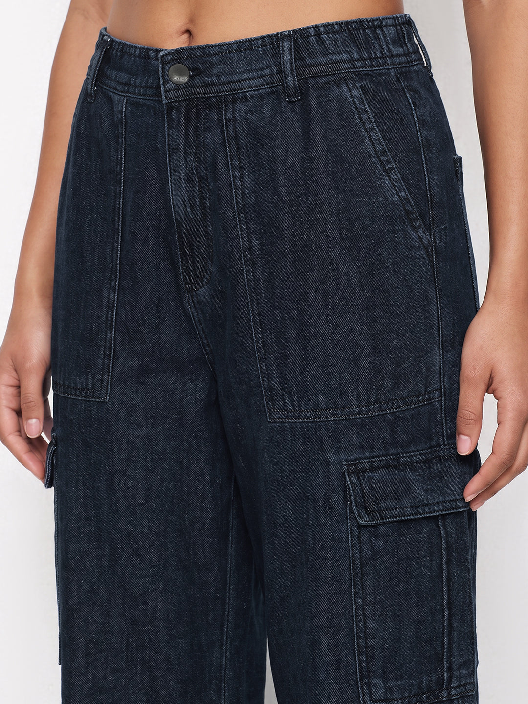 Blue Mid-Rise Cargo