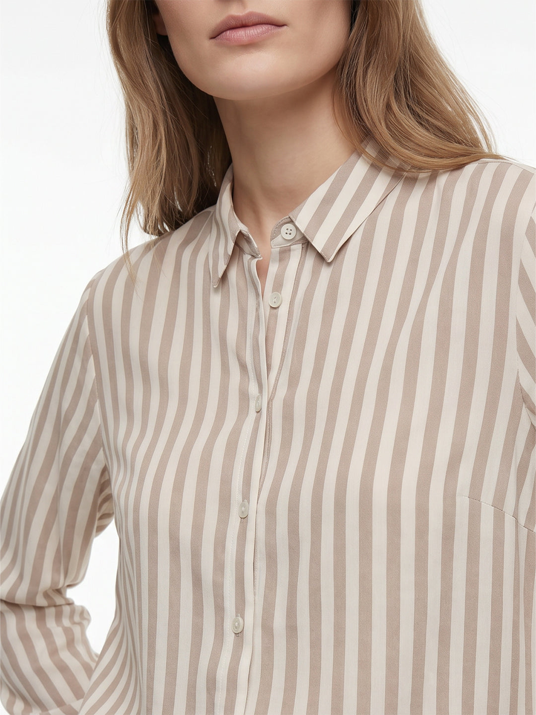 Women Beige/White Shirt