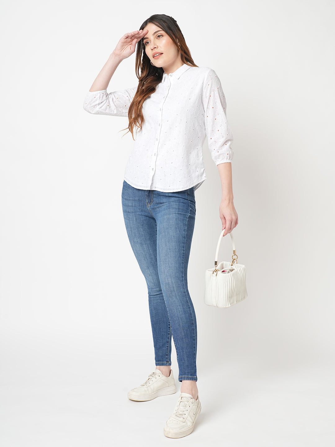 Women Schiffli Shirt