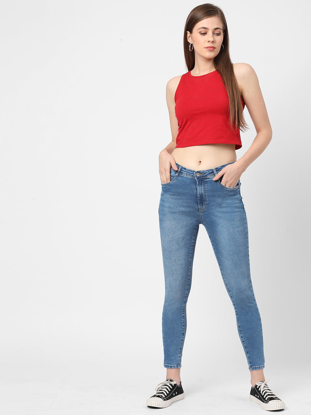 Women High-Rise Skinny Jeans