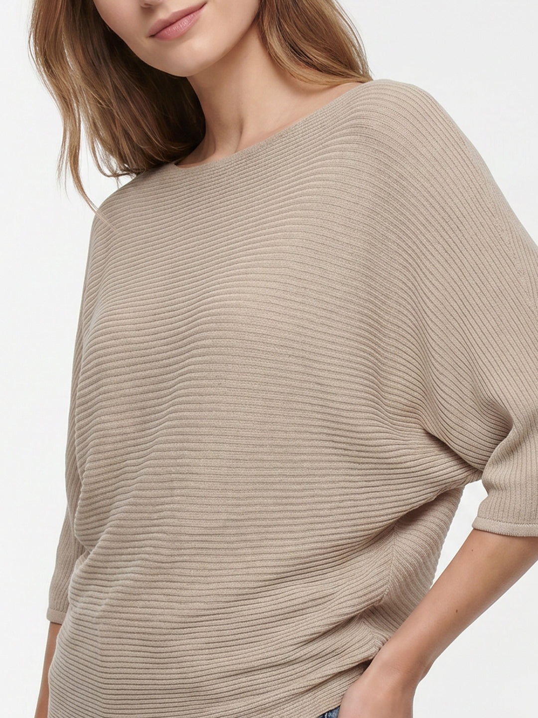 Women Champagne Batsleeve Top
