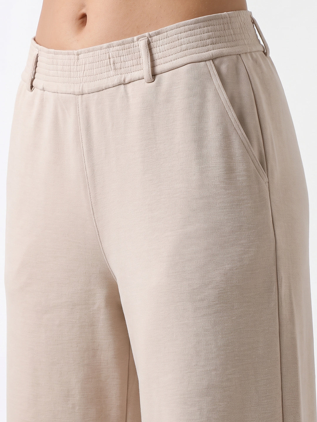 Women Beige Joggers