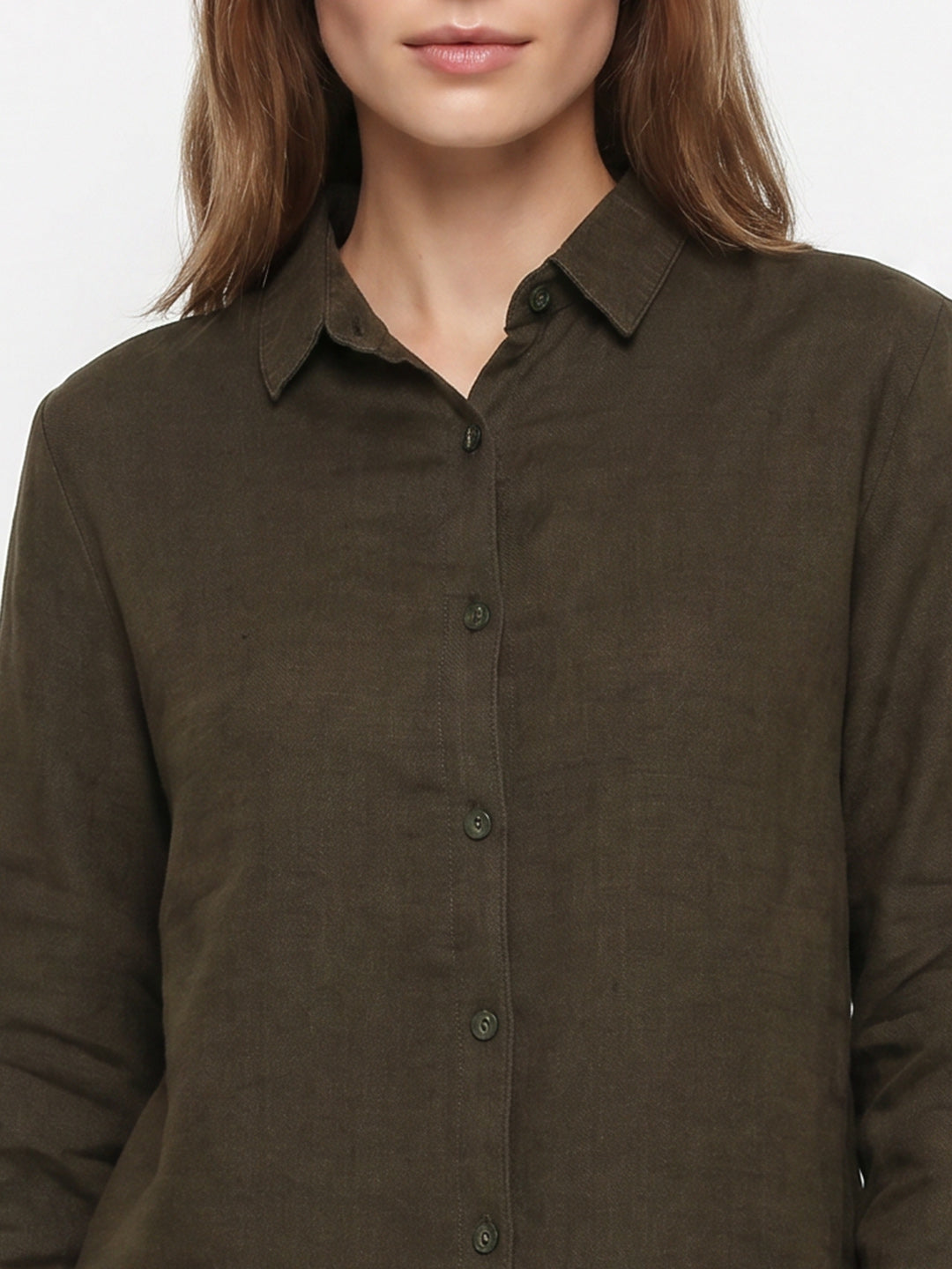 Women Olive Shirt