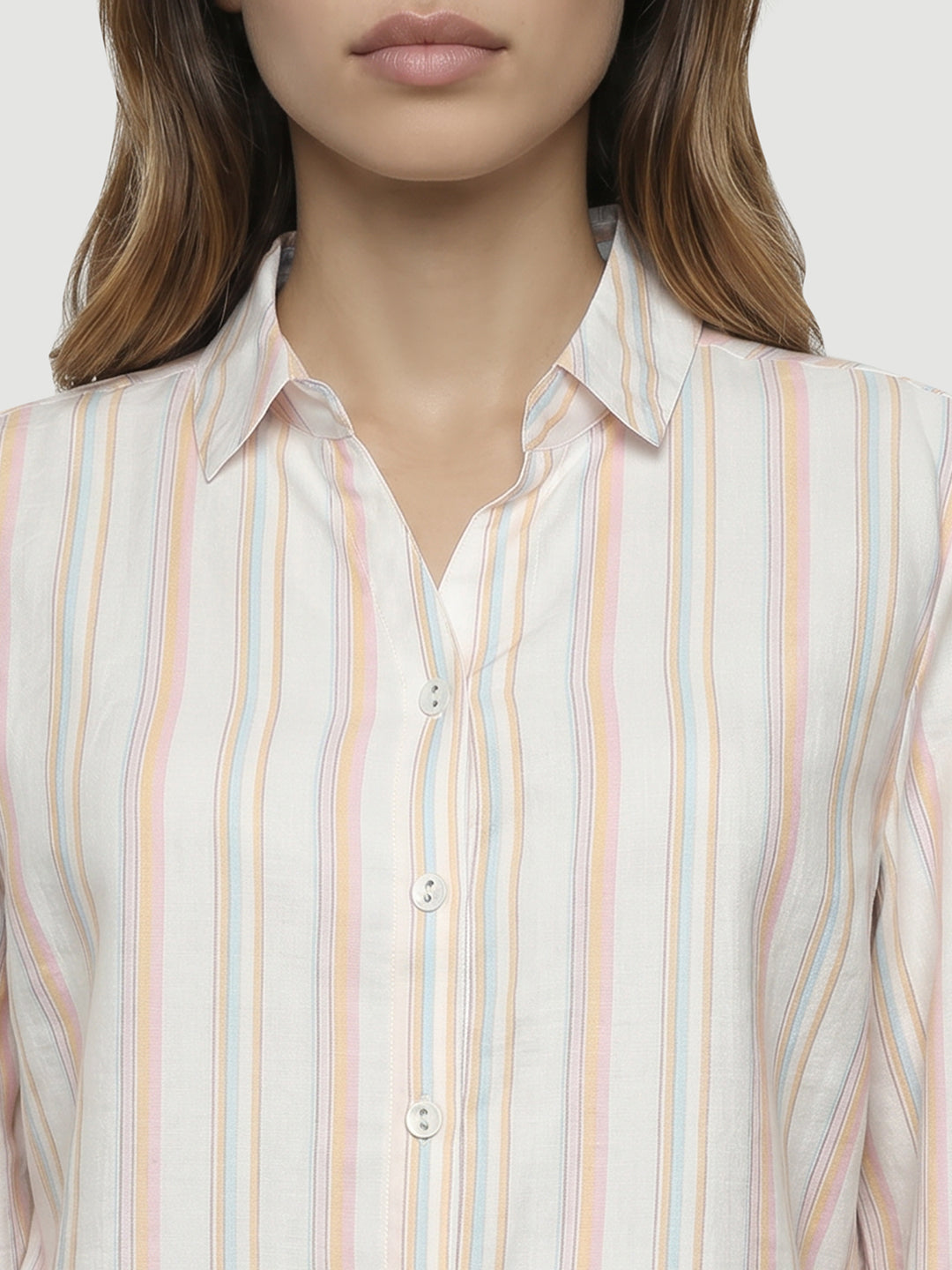 Women Multi Stripe Shirt