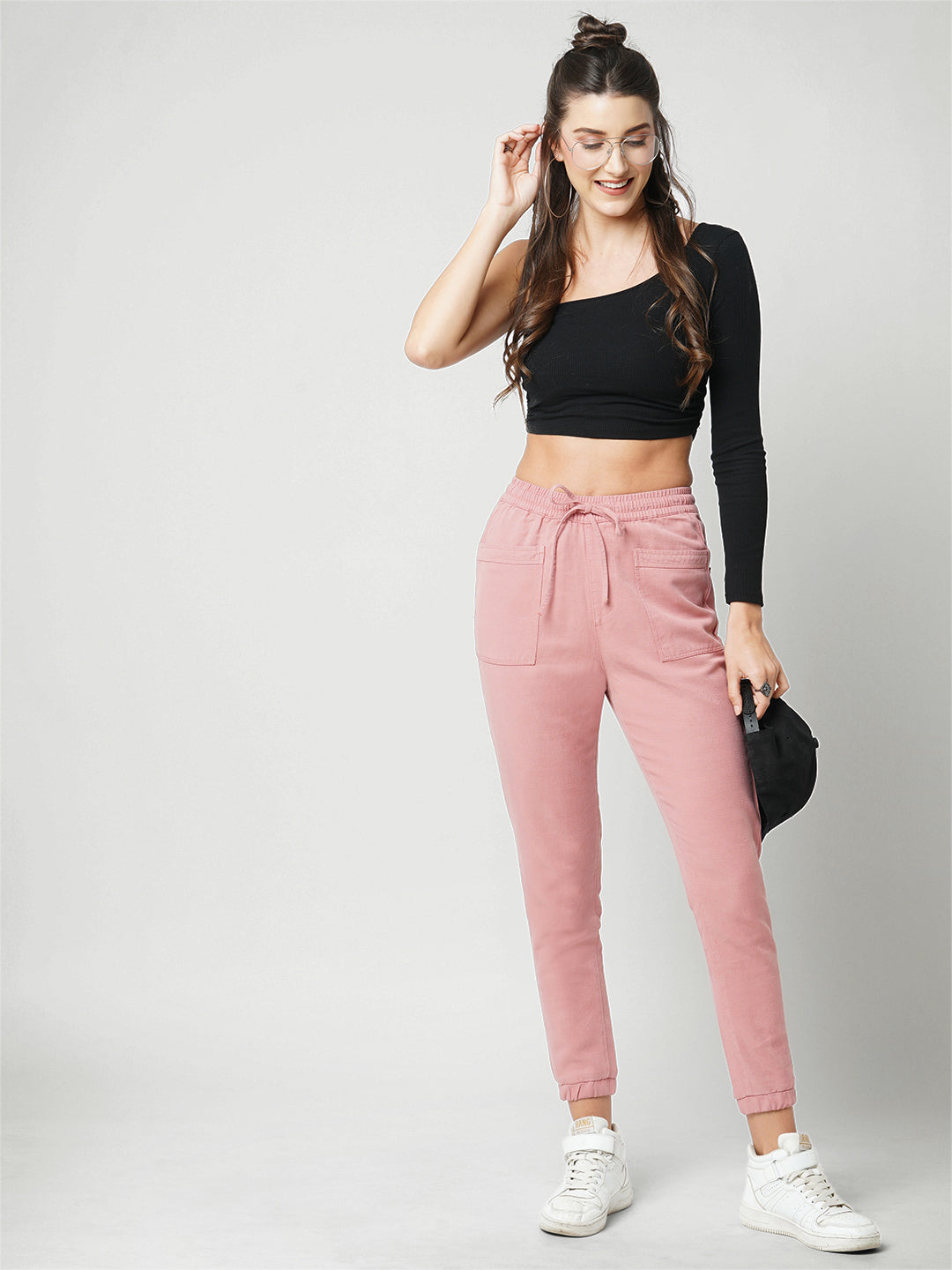 Women High-Rise Comfort Fit Joggers