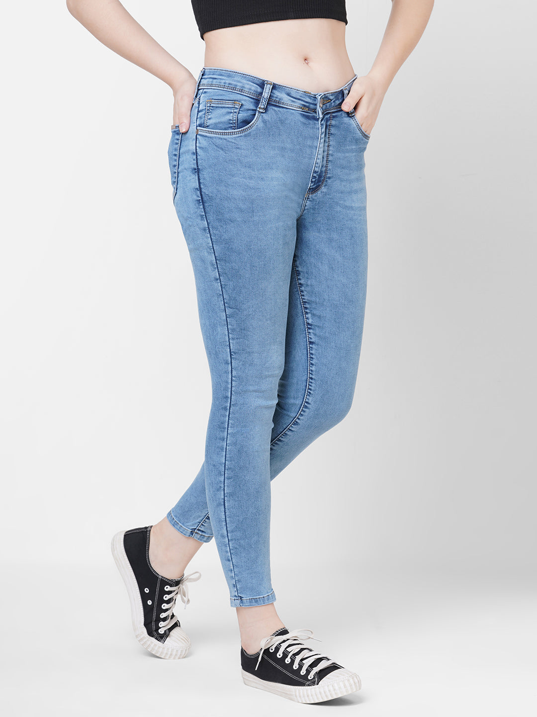 Women High-Rise Skinny Fit Jeans