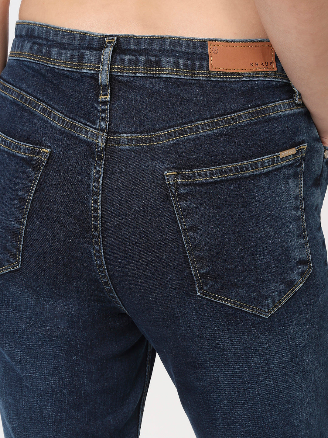 Women Dark Blue High-Rise Skinny Jeans