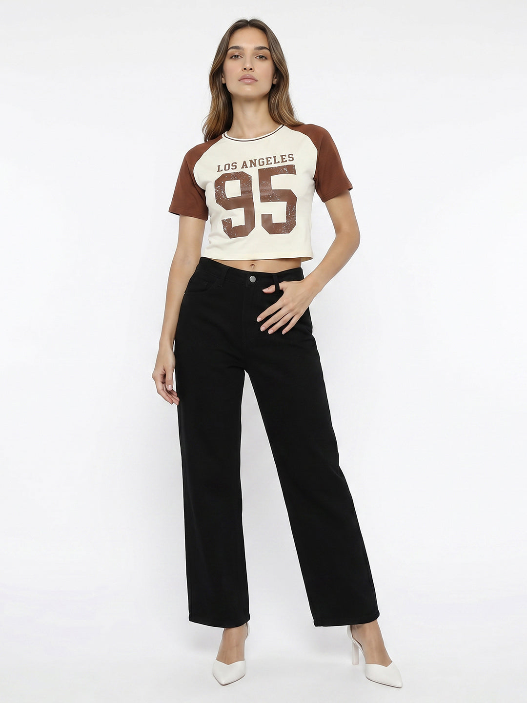 Women Ivory/Sepia Genz Tees