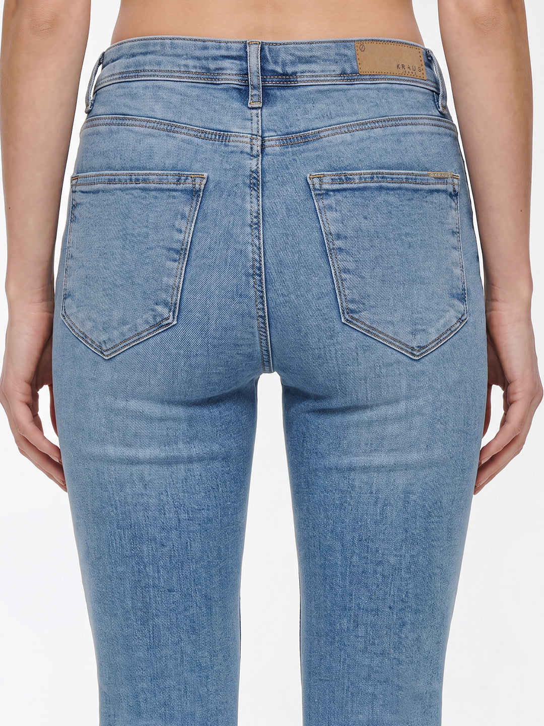Women Light Blue High-Rise Skinny Jeans