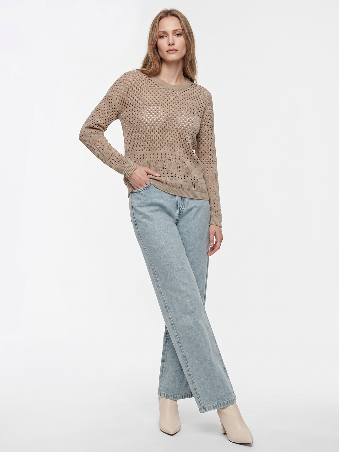 Women Champagne Ponitelle Top