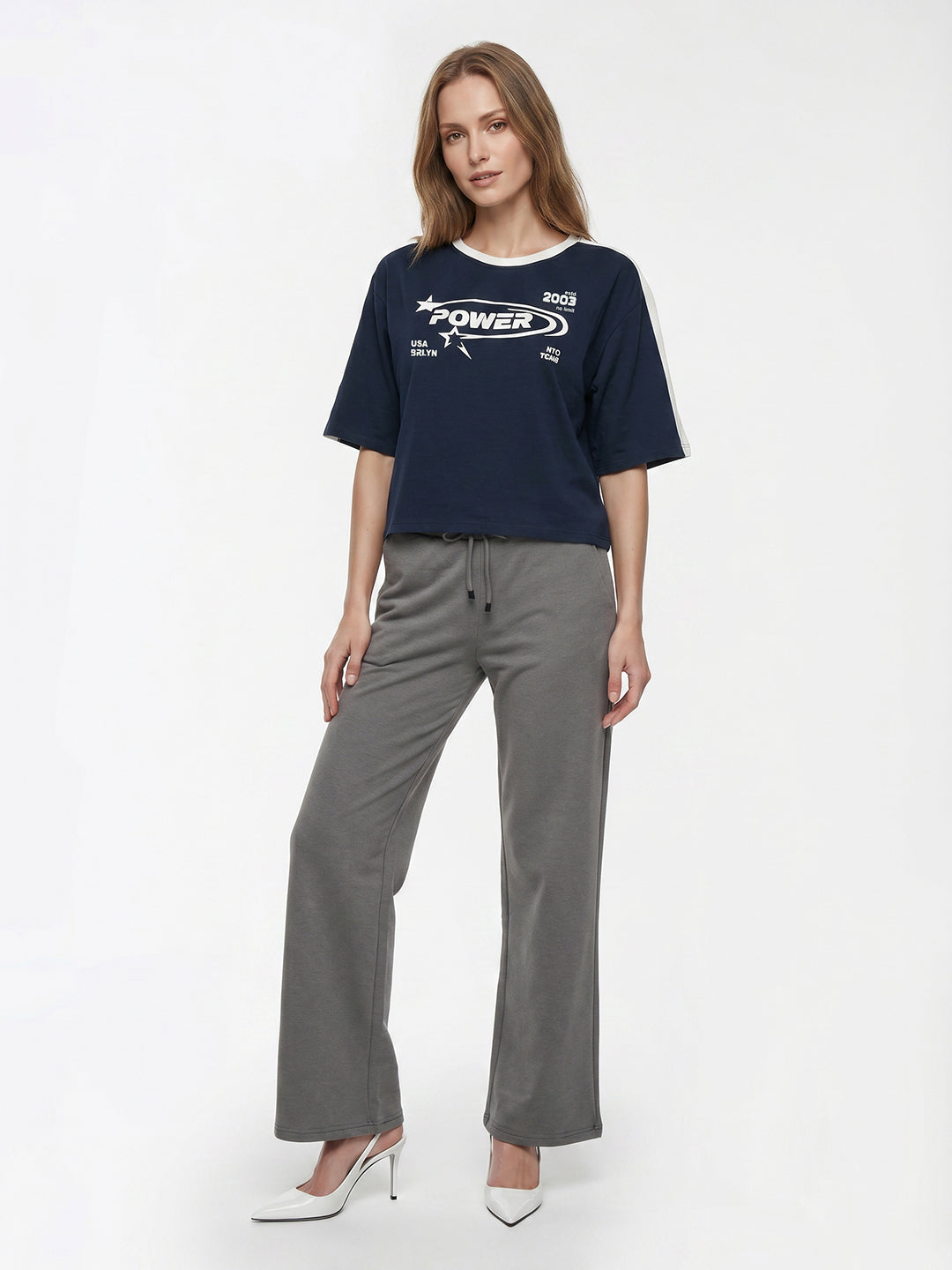 Women Airforce Graphic Genz Tees
