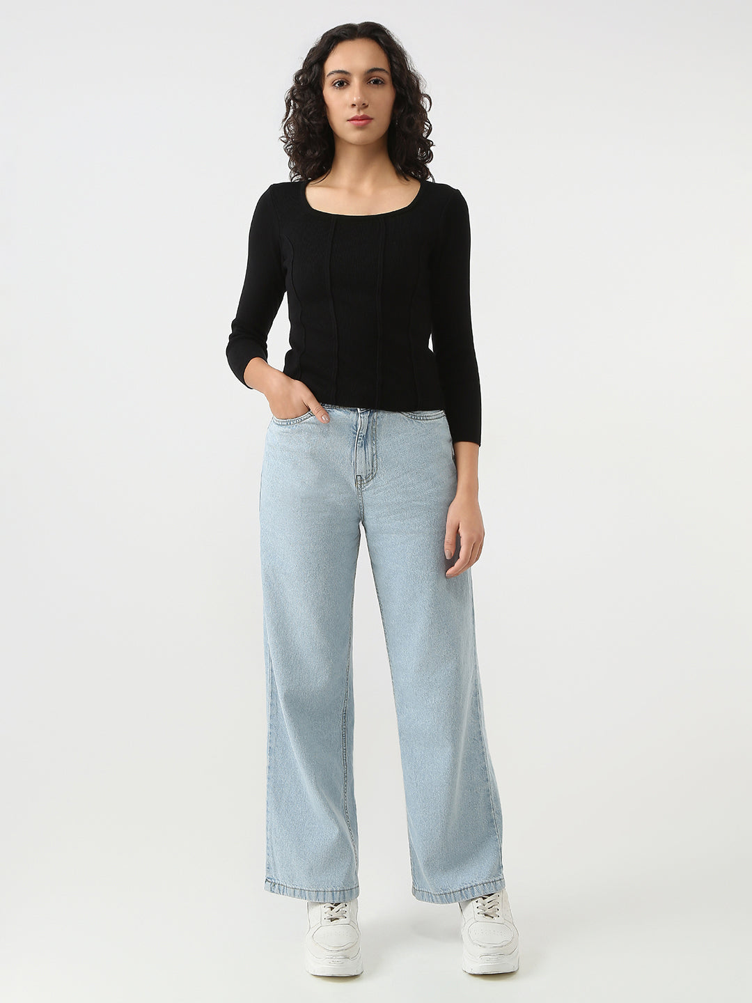 Women Flat Knit Top