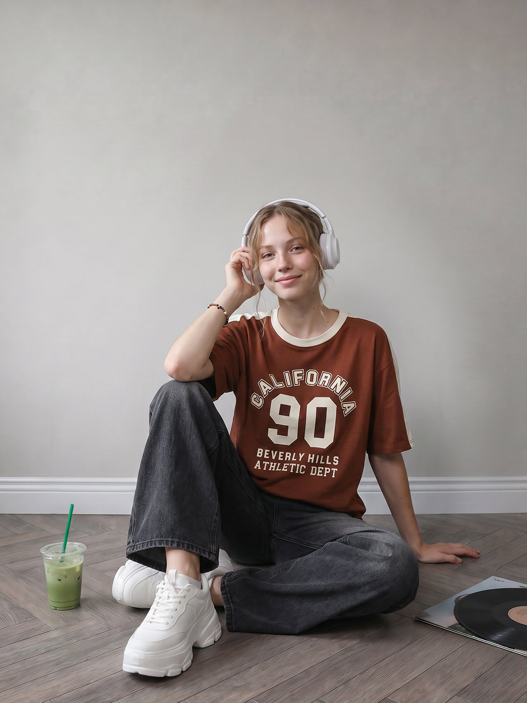 Sepia Oversized T-Shirt