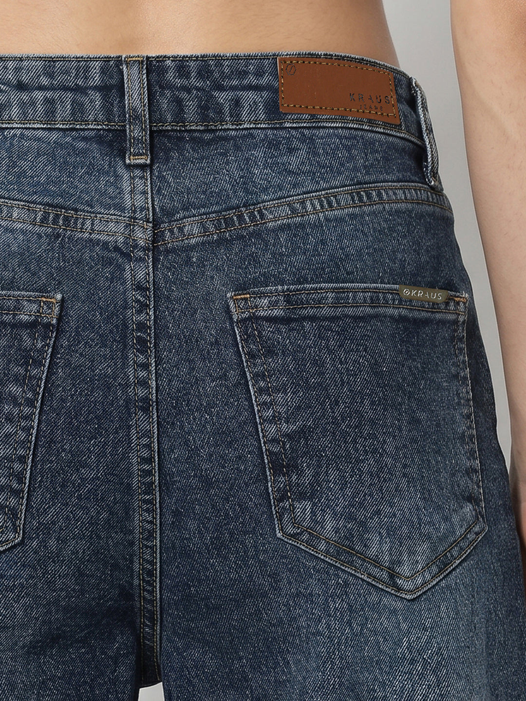 Women Blue High-Rise Wide Leg Jeans