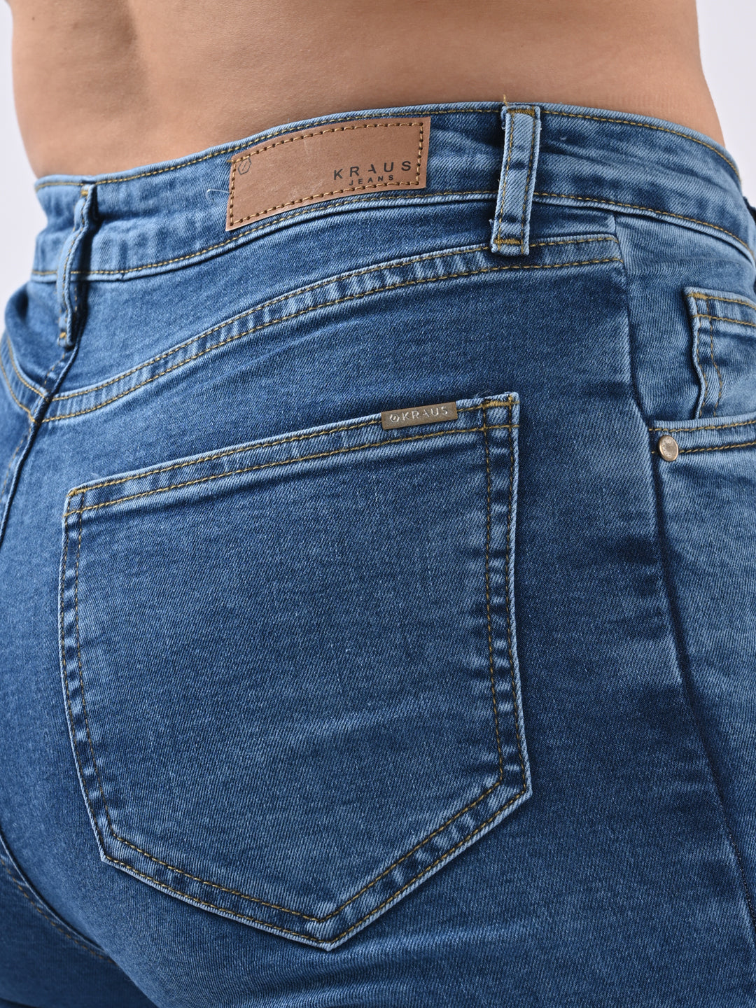 Women Blue Relax Straight Jeans