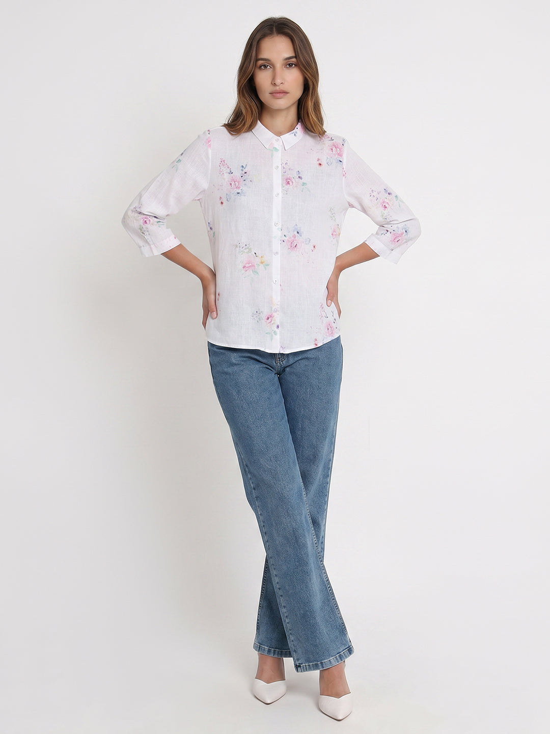 Women Floral Print Shirt