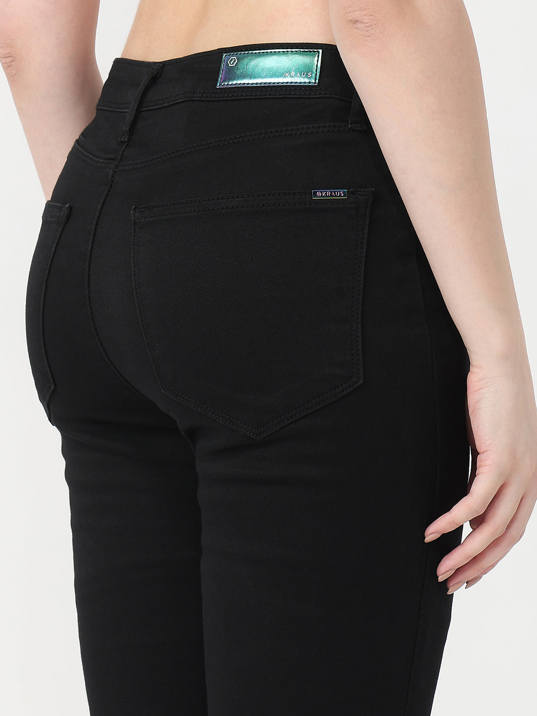 Women Black High-Rise Skinny Jeans
